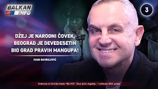 INTERVJU Ivan Gavrilović  Džej je narodni čovek ovo je bio grad mangupa devedesetih 2922024 [upl. by Ayekat]