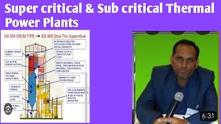 Super critical amp sub critical Thermal Power plants comparisons [upl. by Euqinahs]