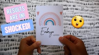 EMBRYO UPDATE  IVF  Biopsy Results [upl. by Ahseer623]