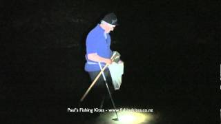 Flounder Gigging Spearing With The Best Flounder Gigging Lights [upl. by Ifill]