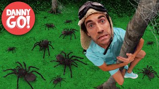 quotSpooky Spiders Everywherequot 🕷🎃 Halloween Adventure  Floor is Lava Game  Danny Go Songs for Kids [upl. by Ettevram]