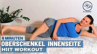 schlankere Oberschenkel Innenseite trainieren  Fettabbau zuhause Inner thigh workout ohne Geräte [upl. by Icat105]