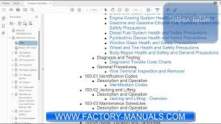 2022 Ford EcoSport OEM factory repair manual [upl. by Dragone]