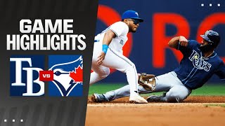 Rays vs Blue Jays Game Highlights 72524  MLB Highlights [upl. by Anitniuq]