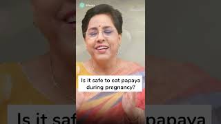 Is it safe to eat papaya during pregnancy  Subscribe for more tips  pregnancytips pregnancy [upl. by Erna941]