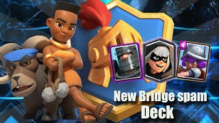 NEW RAM RIDER BRIDGE SPAM DECK  Ram Rider is everywhere  Clash Royale [upl. by Prinz174]