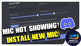 Install New Input Device Microphone  discord no input device detected [upl. by Yssirk609]