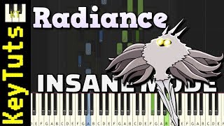 Radiance from Hollow Knight  Insane Mode Piano Tutorial Synthesia [upl. by Derag481]