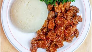 UGALI MBUZI RECIPE  DINNER PREPARATION FOR I AND MY BOYFRIEND [upl. by Keese157]