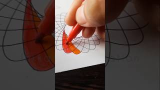 Spirograph coloring 🖌 art painting spirograph shorts viralvideo viralshort youtubeshorts [upl. by Ginsberg]