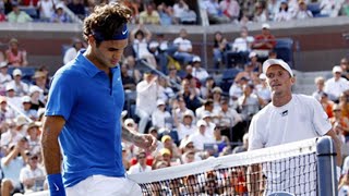 Roger Federer vs Nikolay Davydenko  US Open 2007 Semifinal Highlights [upl. by Landmeier588]