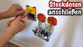 Steckdosen anschließen ElektroM [upl. by Hannaj]