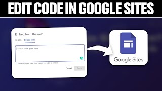 How To Edit Code in Google Sites 2024 Full Tutorial [upl. by Ahern385]