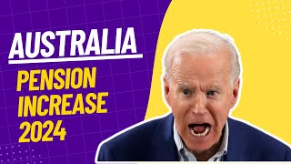 Australia Pension Increase 2024 – What is the New Aged Pension Disability Pension Increase and Know [upl. by Adnawt]