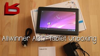 Allwinner A13 Q88 7quot Android Tablet  Unboxing [upl. by Charity]