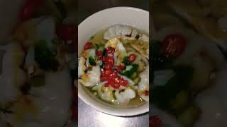 水饺 Shuǐjiǎo Dumpling Kuah Pedas Mantap shorts fyp [upl. by Procto]