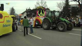 Lokalpolitik Musik und Fasnachtskamellen Großer Faschingsumzug in Pforzen [upl. by Amikehs]