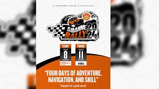 🏁 Start van de SAVANNE RALLY 2024  Livestreaming [upl. by Ellesirg]