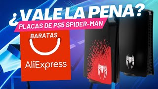 PlacasCubiertas de PS5 Marvel´s Spiderman Baratas Aliexpress Clon ¿Vale la pena [upl. by Havard300]