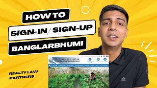 How to Sign InSign Up with Banglarbhumi  StepbyStep Guide 2024 [upl. by Jordon]