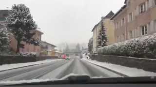 Urlaub Bad Hofgastein Salzburger Land Austria 1Schnee Autofahrt 2309 2015 Teil 3 [upl. by Nnayt]