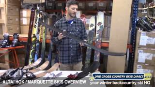 Altai Hok Marquette SkiSnowshoe Hybrids Review amp Comparison  ORS Cross Country Skis Direct [upl. by Asyla]