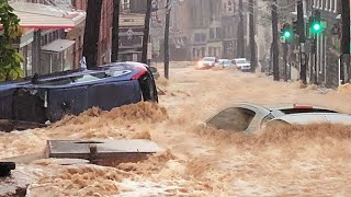 Worst flood in the history of Spain A devastating flood has hit the Alcanar [upl. by Aldwin]