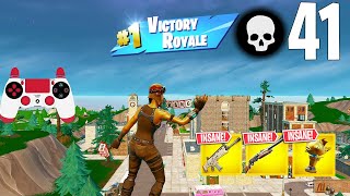 41 Elimination Solo Vs Squads RELOAD Gameplay Win Fortnite Chapter 5 Season 3 PS4 Controller [upl. by Yerahcaz]