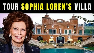 Inside Sophia Lorens 16 Million Villa amp Home in Geneva [upl. by Leunad]