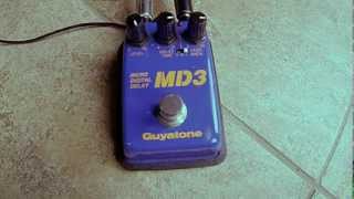 Guyatone MD3 Micro Digital Delay review and demo  Great for post rock and walls of noise [upl. by Brina]