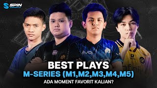 MOST ICONIC amp BEST PLAYS IN MLBB MSERIES M1 TO M5 [upl. by Peltz238]