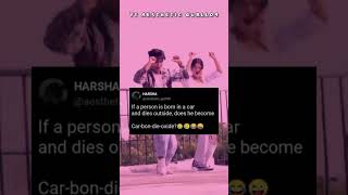 car bon die oxide🥱😂 dance funny comedy trending chockoboii memes faketweet trendingshorts [upl. by Garnette]