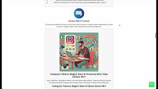 Instagram Yabancı Beğeni Satın Al  Aktif ve Gerçek Kişiler [upl. by Aseefan]