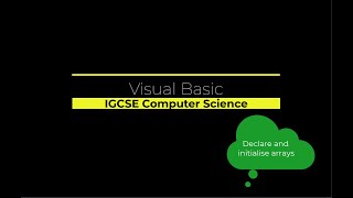 Declaring and Populating Arrays in Visual Basic [upl. by Yarezed891]