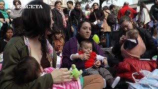 quotPiquetetazoquot se realizó en Tucumán la protesta contra los prejuicios por dar la teta en público [upl. by Aisekal541]