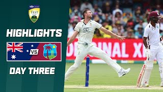 Australia v West Indies 202324  Second Test  Day 3 [upl. by Nalim]