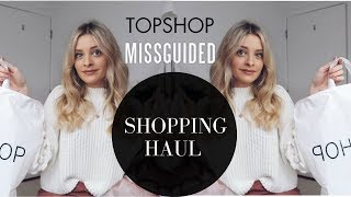 TOPSHOP MISSGUIDED amp MISS SELFRIDGE HAUL  Louise Cooney [upl. by Aaronson]