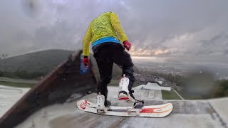 Snowboarding on Carpet Powder [upl. by Orin278]