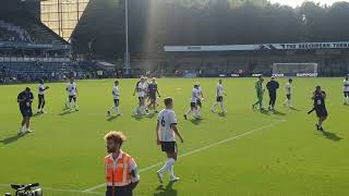 Krystian Bielik Celebrates Birmingham Away Win V Wycombe [upl. by Gefell]