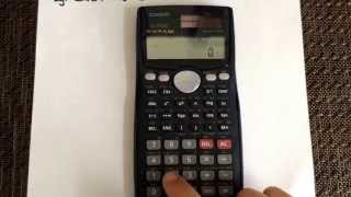 Converting from Degrees to Radians using the calculator Casio fx991MS [upl. by Horst]