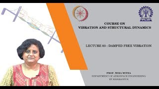 Lecture 03 Damped Free Vibration [upl. by Aloiv]