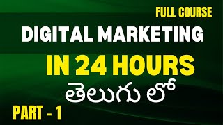 Free Digital Marketing Course in Telugu  Best Training Institute in Hyderabad [upl. by Ardnajela]