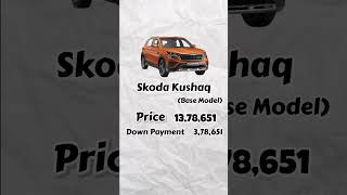 Skoda Kushaq on road price in India [upl. by Aivlys]