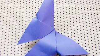 Cómo hacer una mariposa de papel origami [upl. by Ahsekam777]