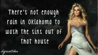 Carrie Underwood  Blown Away Lyrics [upl. by Ewnihc]