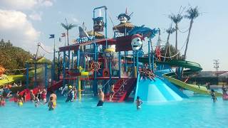 Waterland aqua park Tagarades Thessaloniki [upl. by Ellerahs]