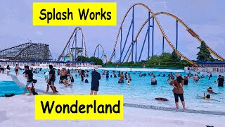 Canadas WONDERLAND Tour  SPLASH WORKS Walkthrough  TRIP to WATER PARK [upl. by Halilad856]