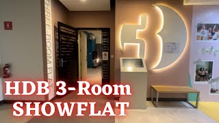 HDB BTO 3Room Flat 66sqm  Showflat  Singapore [upl. by Miarhpe]