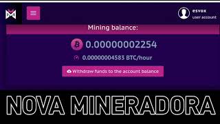 MINERADORA NOVA DE BITCOIN  1000 GHS FREE [upl. by Hoi290]