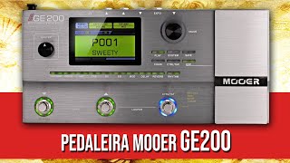 Review Barramusic  Pedaleira Mooer GE 200  Marcelo Rosa [upl. by Diamante440]